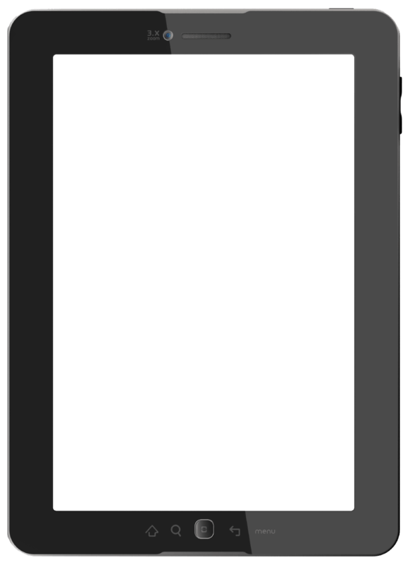 Photo of a tablet with a form to download our free mind mapping PPT template